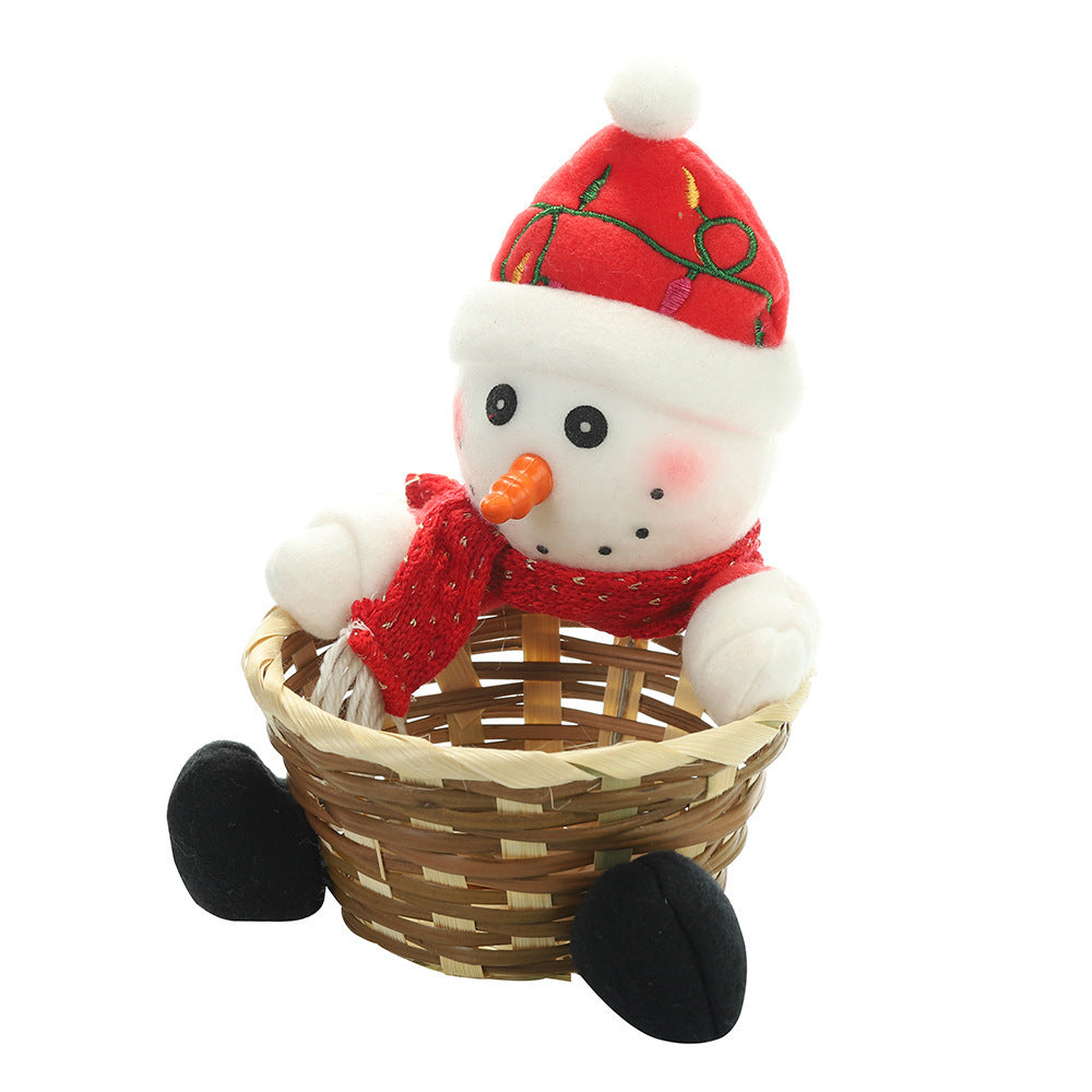 Christmas decorations fruit basket