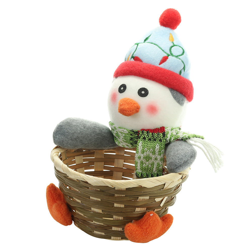 Christmas decorations fruit basket