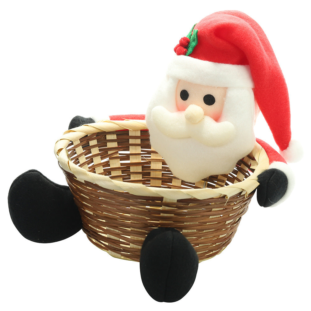 Christmas decorations fruit basket