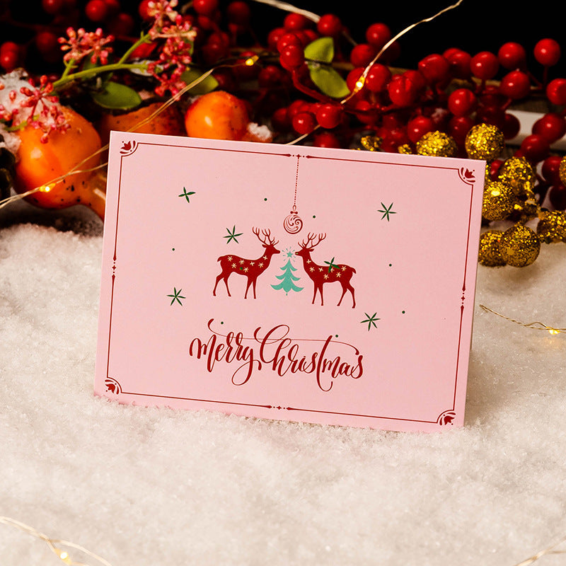 Christmas Greeting Card Envelope Christmas Gift Box Cards