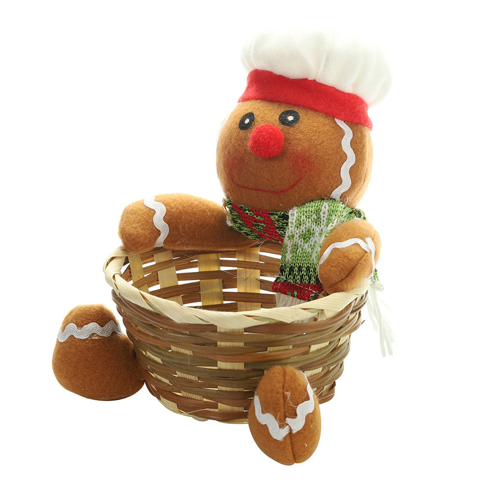 Christmas decorations fruit basket