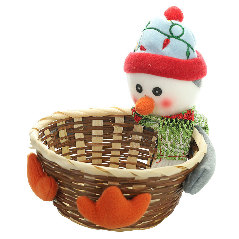 Christmas decorations fruit basket