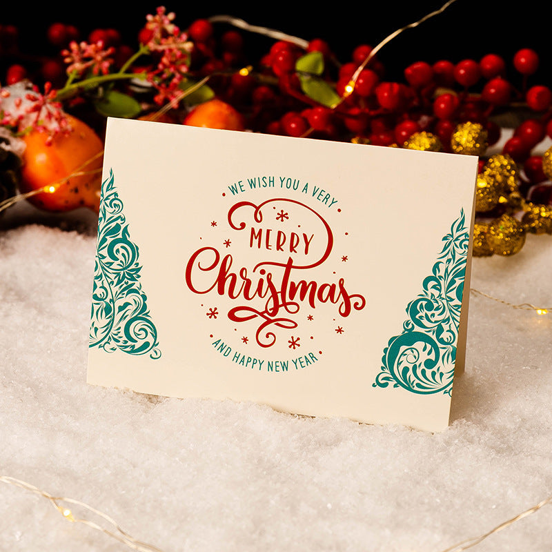 Christmas Greeting Card Envelope Christmas Gift Box Cards