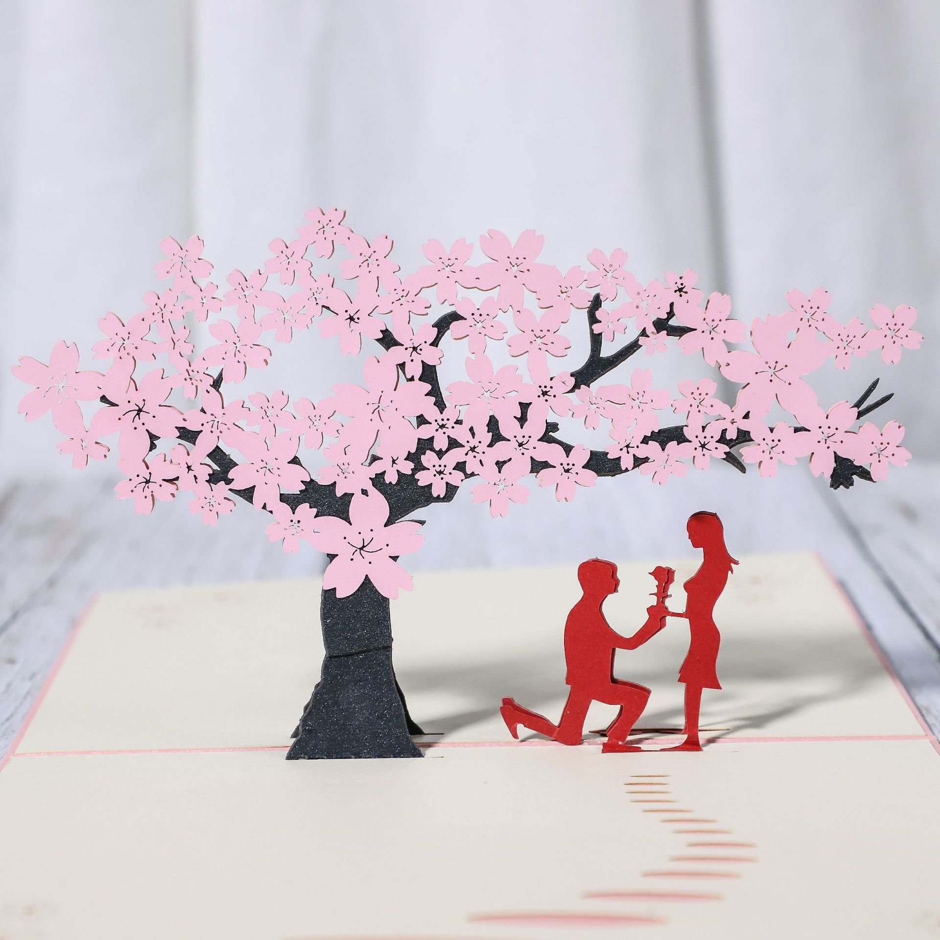 3D Engagement Cards Lovers Wedding Invitation Greeting Cards Laser Cut Valentine's Day Gift Anniversary Card Wholesale